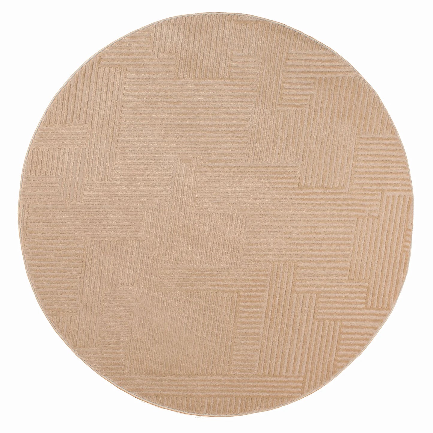 Tapis Rond 160 beige