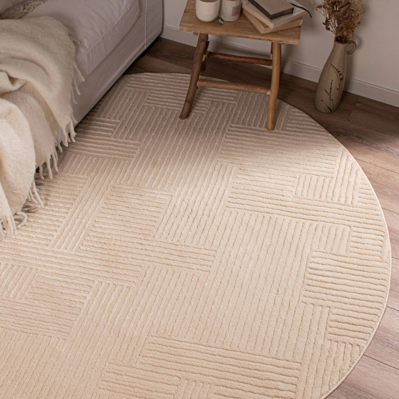 Tapis Rond 160 Cream