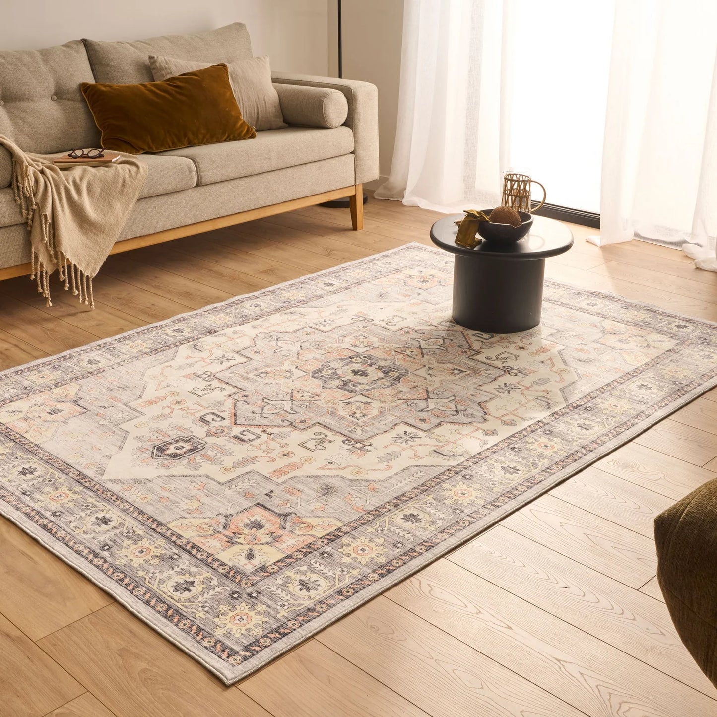 OTTOMAN – Tapis Vintage Gris
