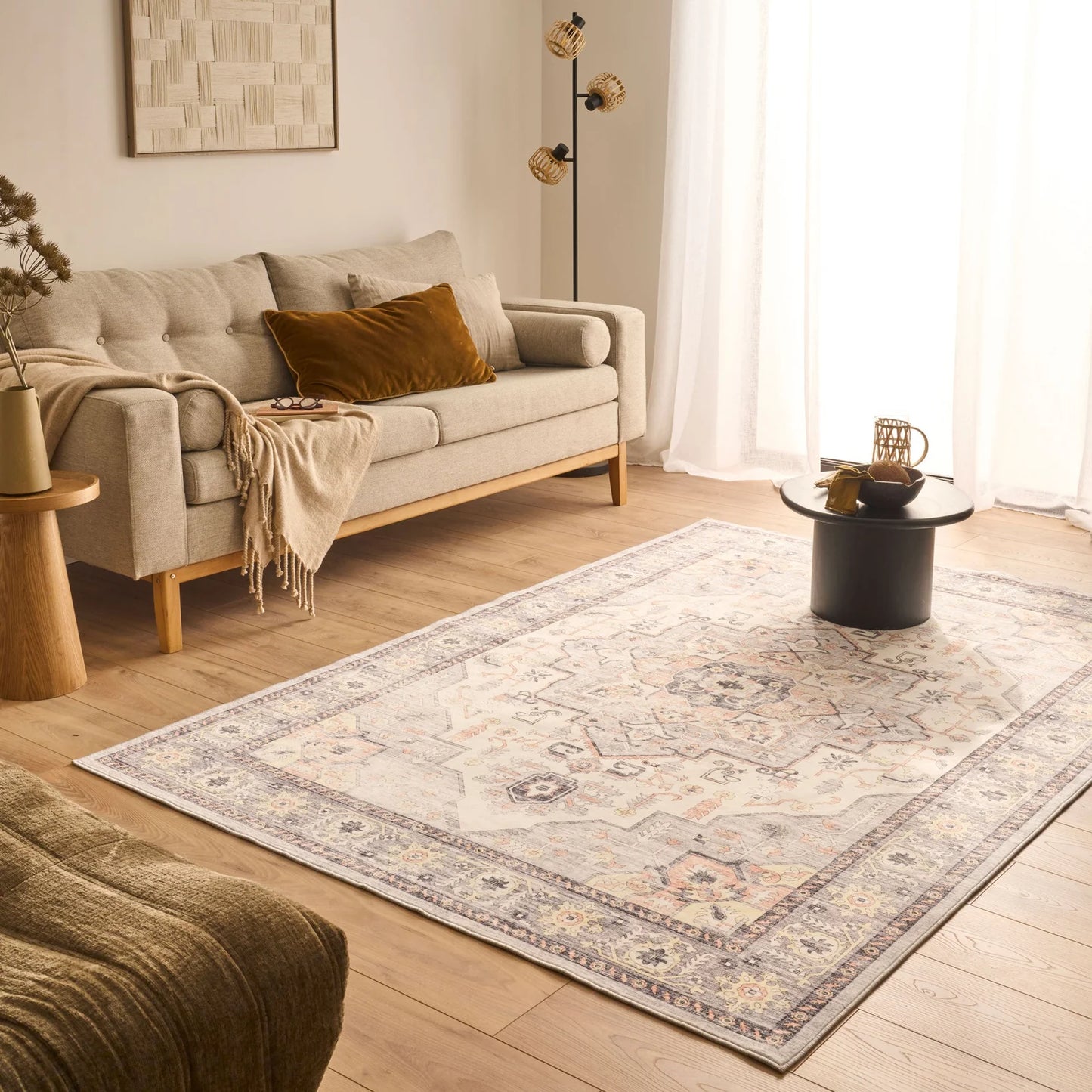 OTTOMAN – Tapis Vintage Gris