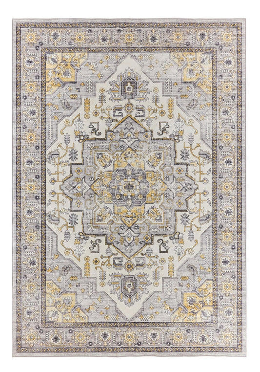 OTTOMAN – Tapis Décoratif Vintage Jaune