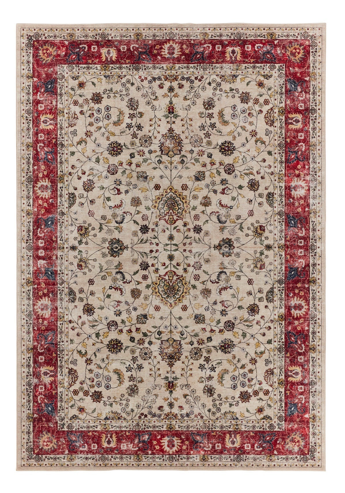OTTOMAN – Tapis Salon Vintage Beige