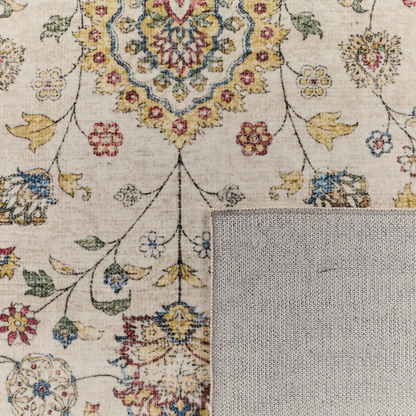 OTTOMAN – Tapis Salon Vintage Bleu