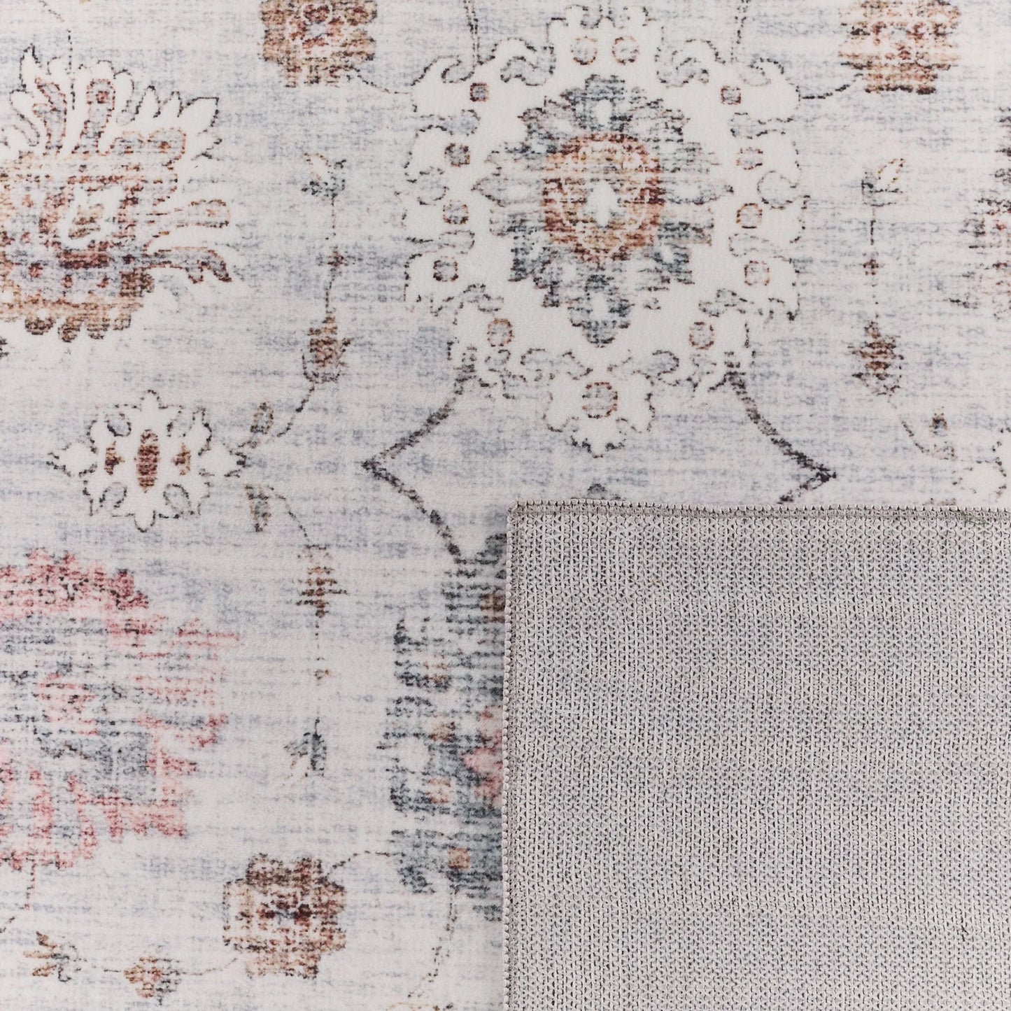 OTTOMAN – Tapis à Motifs Traditionnels Gris