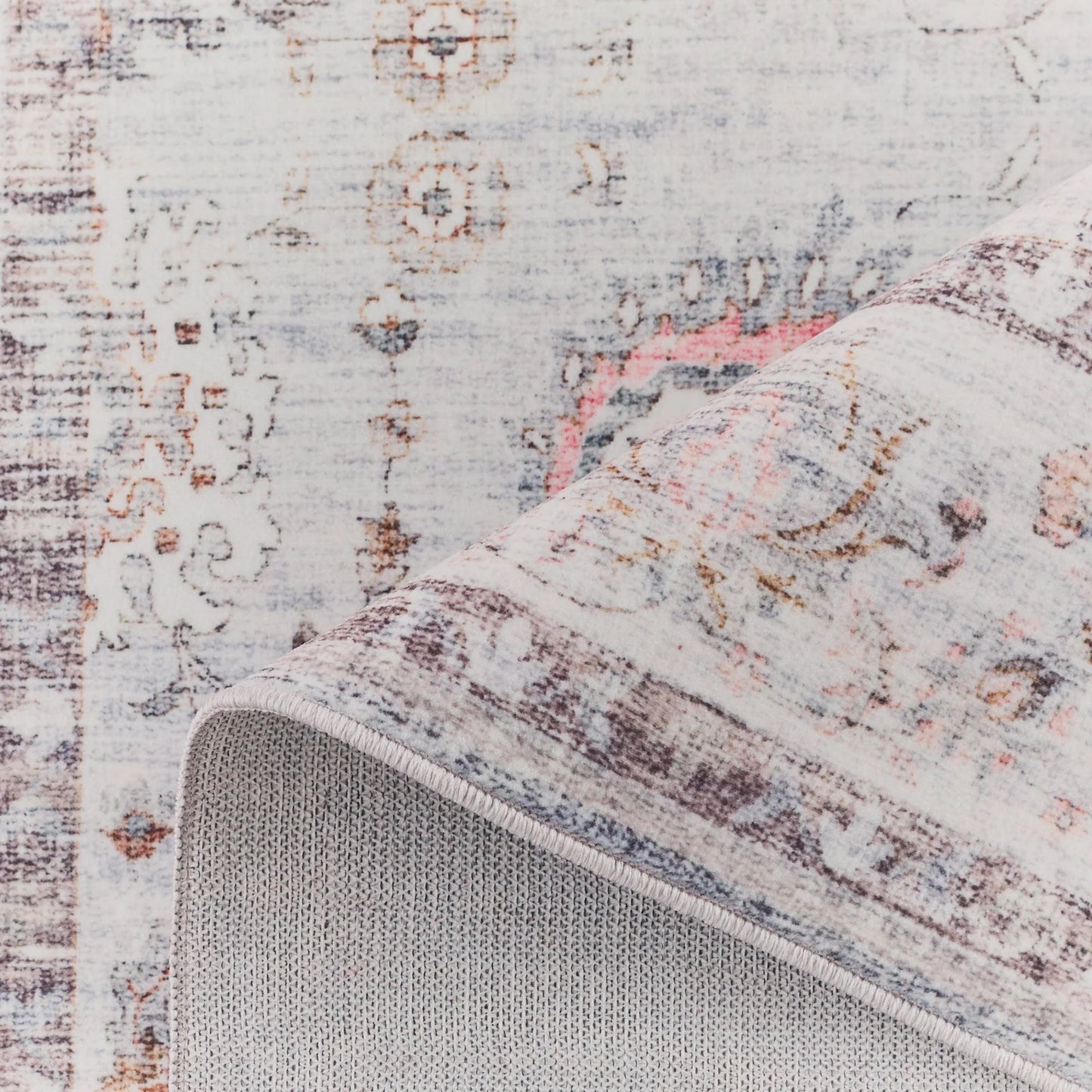 OTTOMAN – Tapis à Motifs Traditionnels Gris