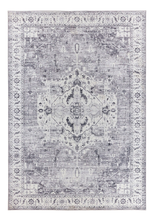 OTTOMAN – Tapis Décoratif Vintage Gris