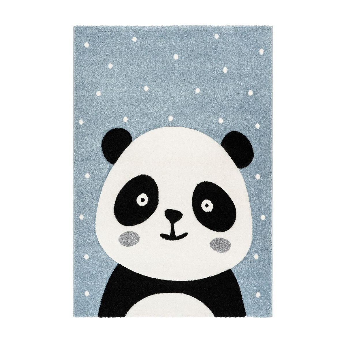 Tapis Enfant Motif Panda 3D - Bleu