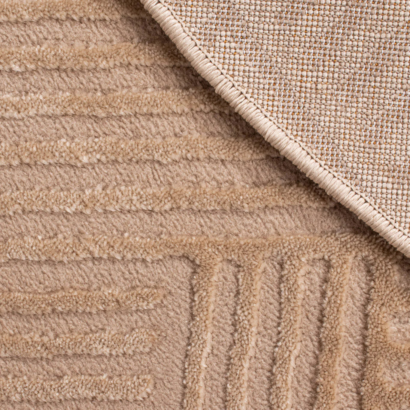 Tapis Rond 160 beige