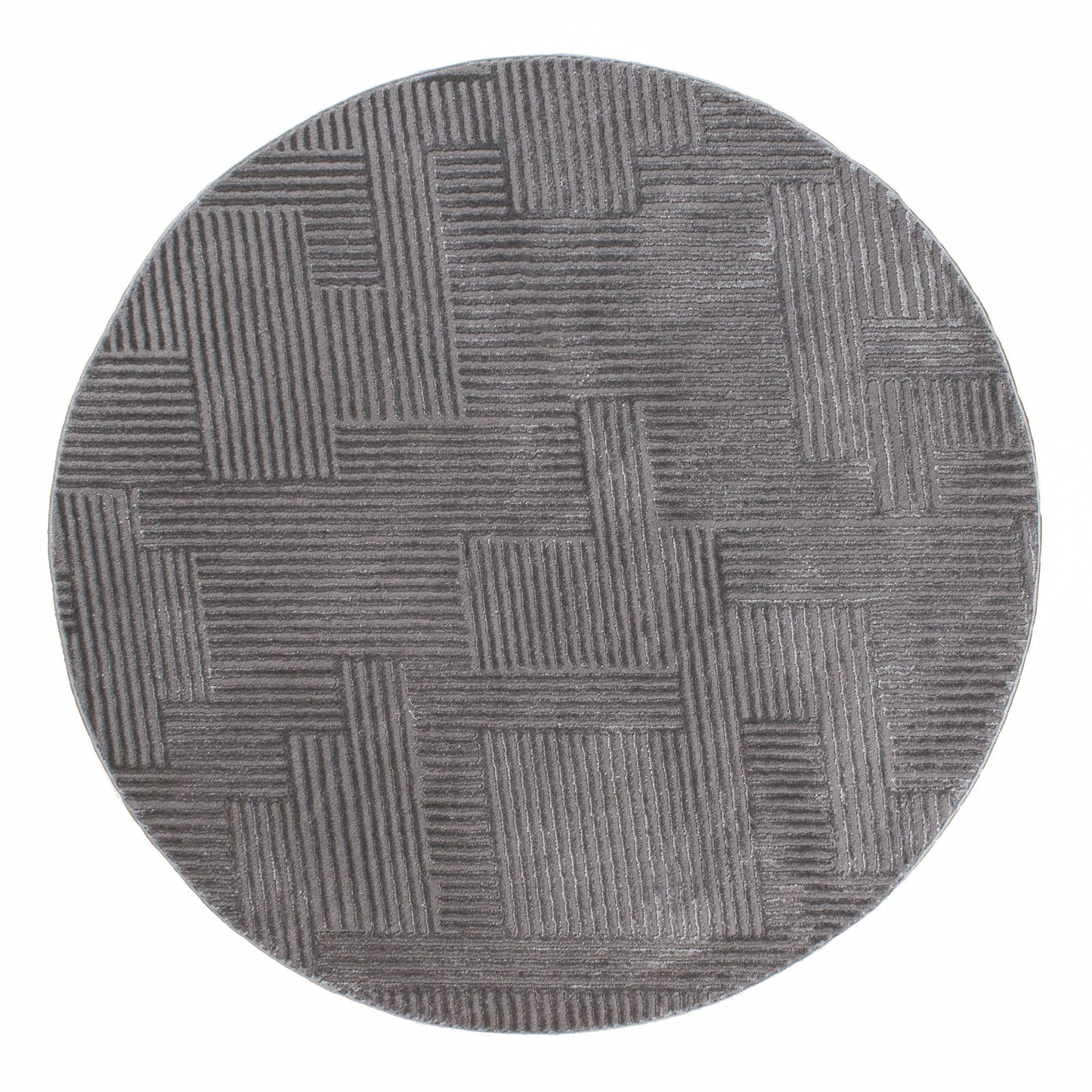 Tapis Rond 160Gris