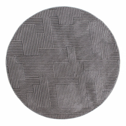 Tapis Rond 160Gris