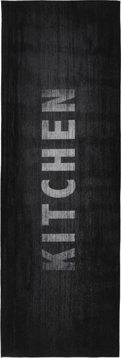 Luna 101 — Tapis de Cuisine Gris | 60 x 180 cm