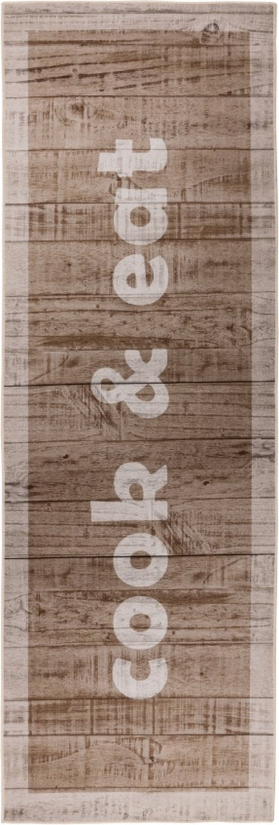 Luna 106 — Tapis de Cuisine Beige | 60 x 180 cm