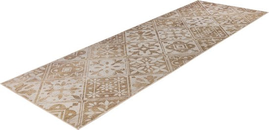 Luna 107 — Tapis de Cuisine Beige | 60 x 180 cm